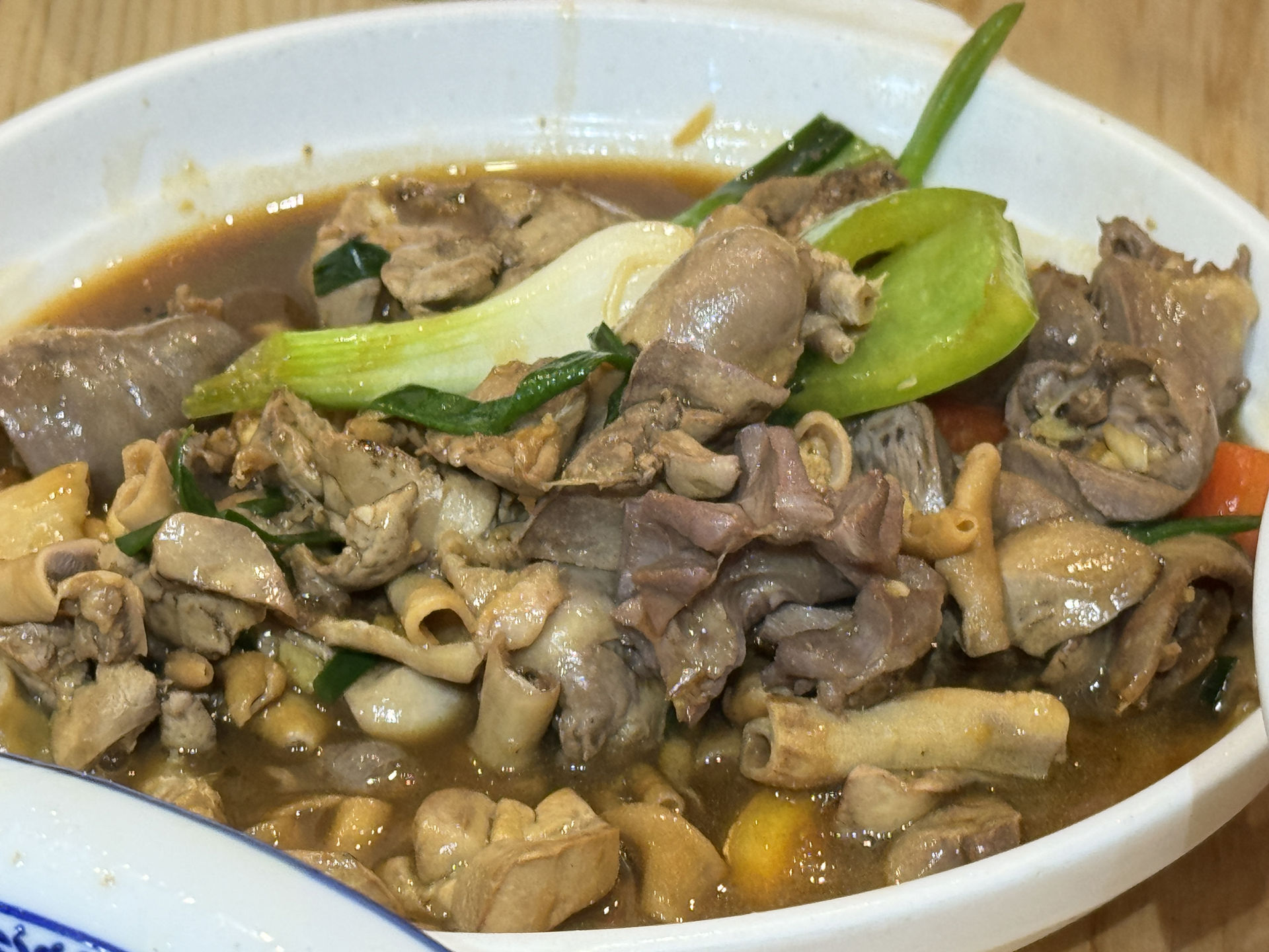 姜母鸭的鸭杂
